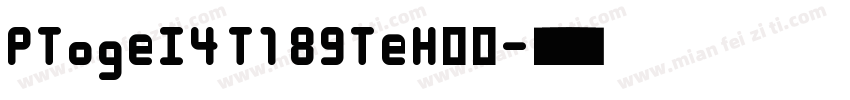 PTogeI4T1 89TeH00字体转换